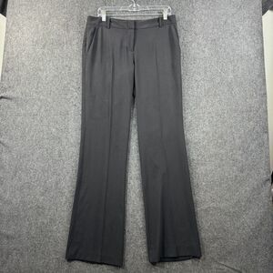 BcBgMaxAzria Max Pants Women's 8 Black Wide Leg Dress Trousers Pockets